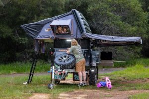 AusTuff Double Hard Shell Roof Top Tent