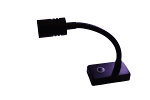 Austrack Black Bedside Light PASSENGER SIDE with USB