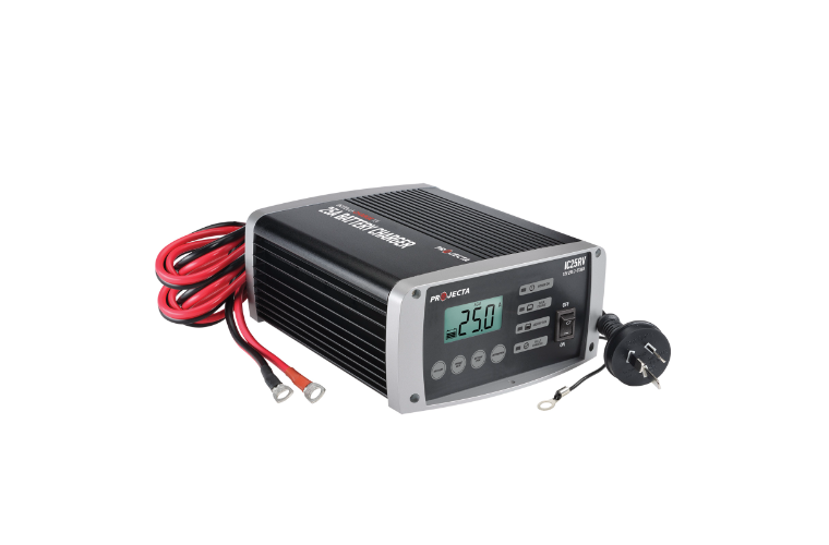 PROJECTA 12V Automatic RV 25 Amp 7 Stage Battery Charger Multi Chemistry Lithium